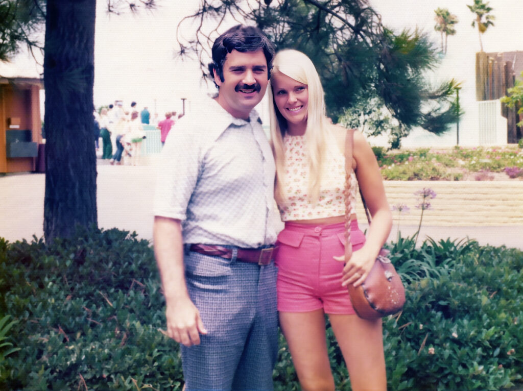 Roger and Dianne in the 1970s.